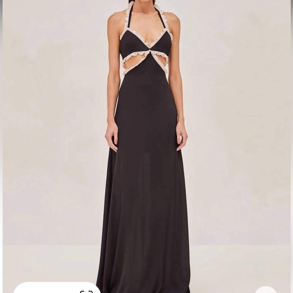 Lielle Dress In Black/Ivory